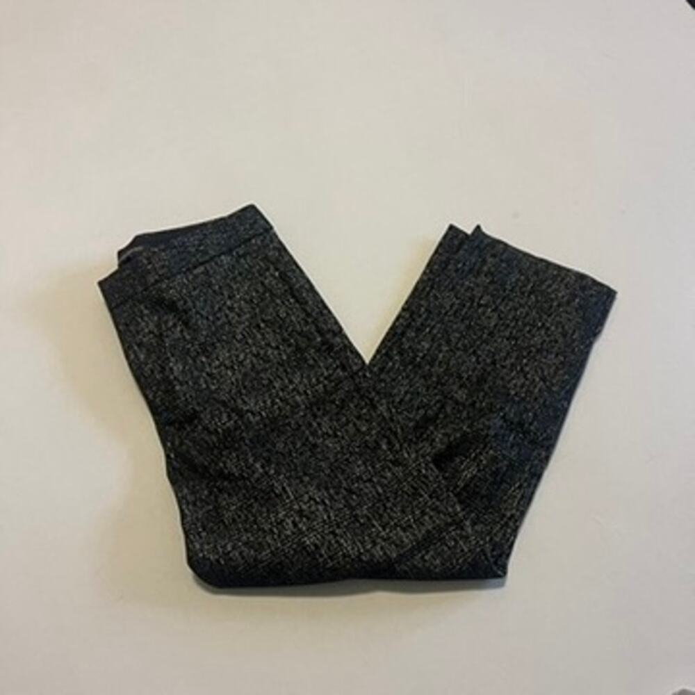 Banana Republic Black Silver threaded pants 6P